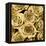 Gold Roses-Kate Bennett-Framed Stretched Canvas