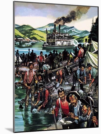 Gold Rush!-Ron Embleton-Mounted Giclee Print