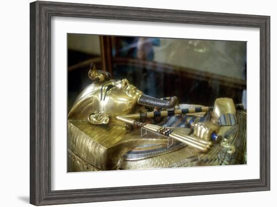 Gold Sarcophagus of King Tutankamun, 18th Dynasty, Ancient Egypt, C1323 Bc-null-Framed Giclee Print