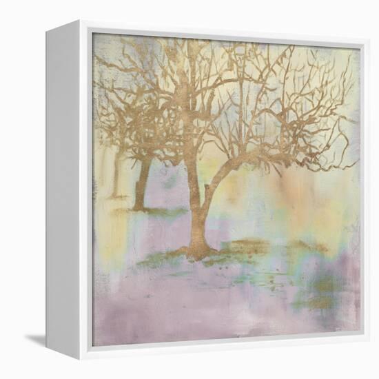 Gold Serene Forest II-Patricia Pinto-Framed Stretched Canvas