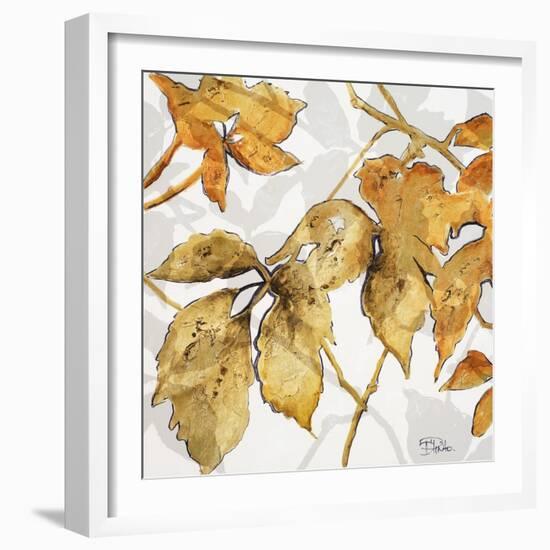 Gold Shadows II-Patricia Pinto-Framed Premium Giclee Print