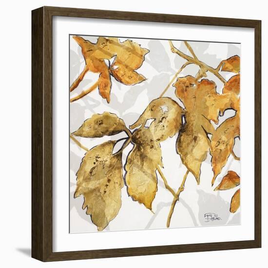 Gold Shadows II-Patricia Pinto-Framed Art Print