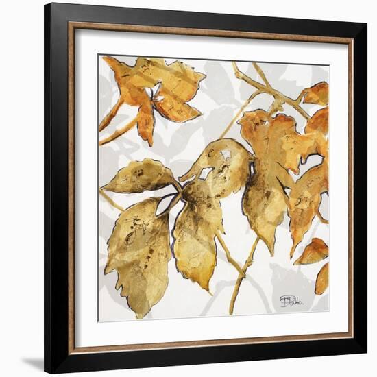 Gold Shadows II-Patricia Pinto-Framed Art Print