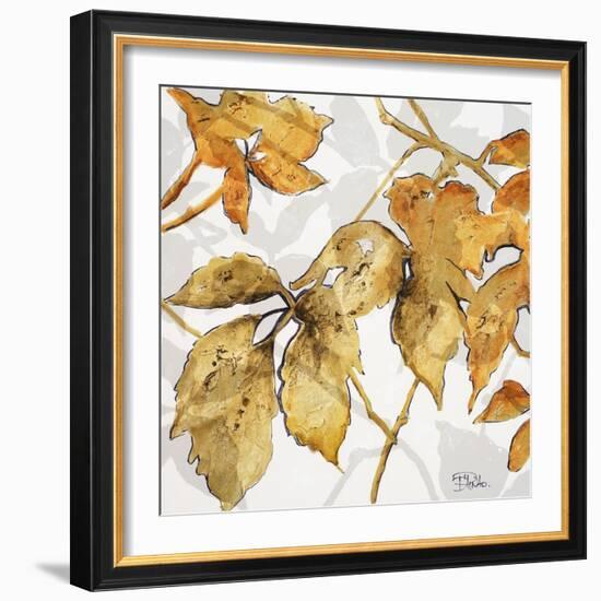 Gold Shadows II-Patricia Pinto-Framed Art Print