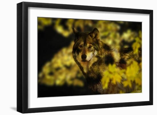 Gold Shadows-Gordon Semmens-Framed Photographic Print