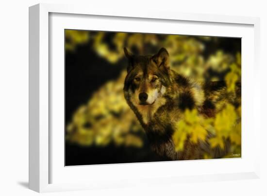 Gold Shadows-Gordon Semmens-Framed Photographic Print