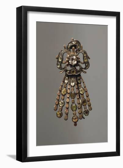 Gold, Silver and Diamond Aigrette, Hair Jewel-null-Framed Giclee Print