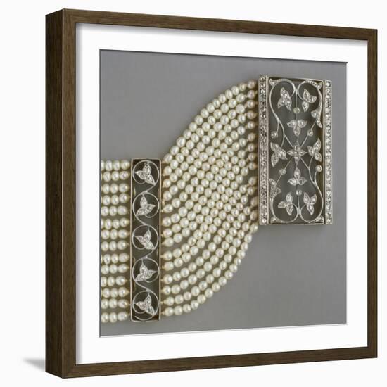 Gold, Silver and Diamonds Dog Collar-null-Framed Giclee Print