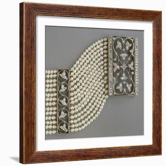 Gold, Silver and Diamonds Dog Collar-null-Framed Giclee Print