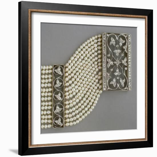 Gold, Silver and Diamonds Dog Collar-null-Framed Giclee Print