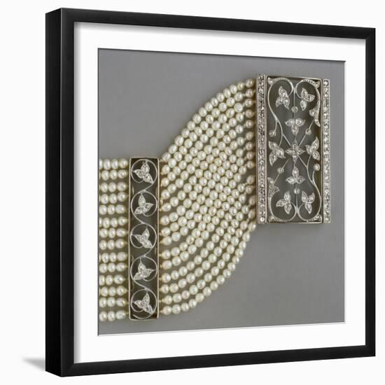 Gold, Silver and Diamonds Dog Collar-null-Framed Giclee Print