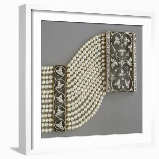 Gold, Silver and Diamonds Dog Collar-null-Framed Giclee Print