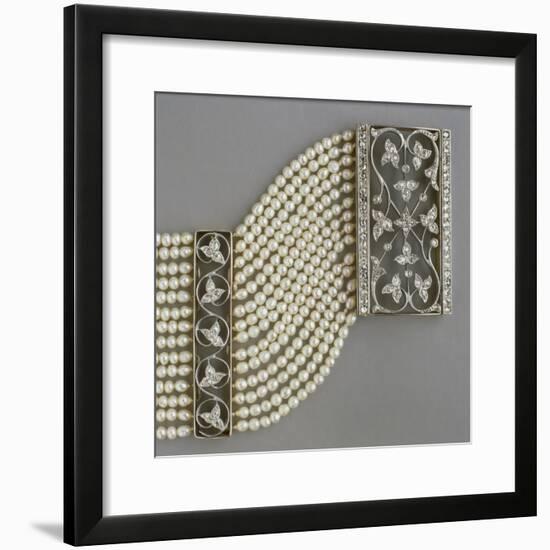 Gold, Silver and Diamonds Dog Collar-null-Framed Giclee Print