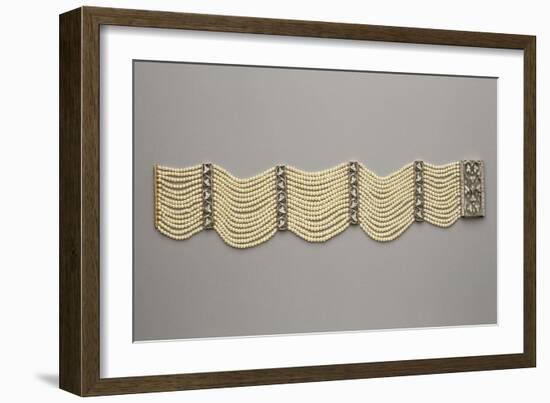 Gold, Silver and Diamonds Dog Collar-null-Framed Giclee Print