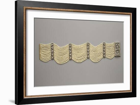 Gold, Silver and Diamonds Dog Collar-null-Framed Giclee Print