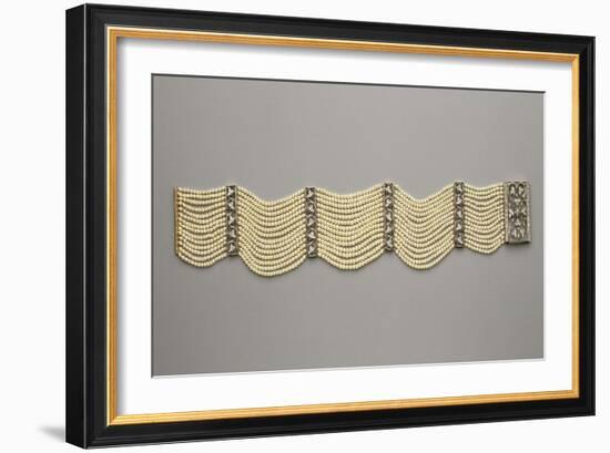 Gold, Silver and Diamonds Dog Collar-null-Framed Giclee Print