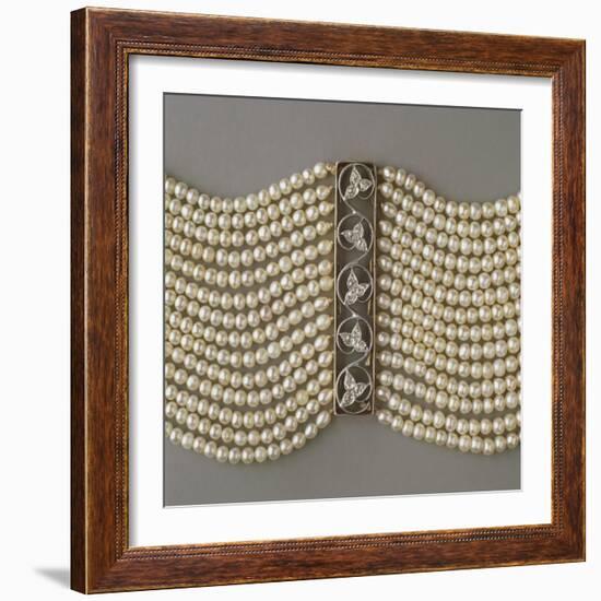 Gold, Silver and Diamonds Dog Collar-null-Framed Giclee Print