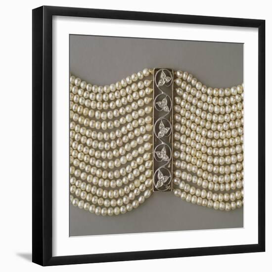 Gold, Silver and Diamonds Dog Collar-null-Framed Giclee Print