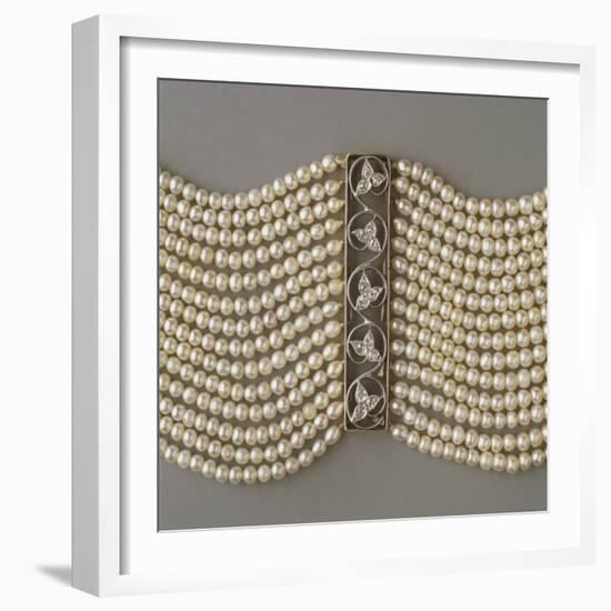 Gold, Silver and Diamonds Dog Collar-null-Framed Giclee Print