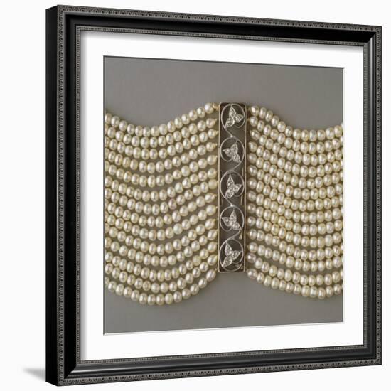 Gold, Silver and Diamonds Dog Collar-null-Framed Giclee Print