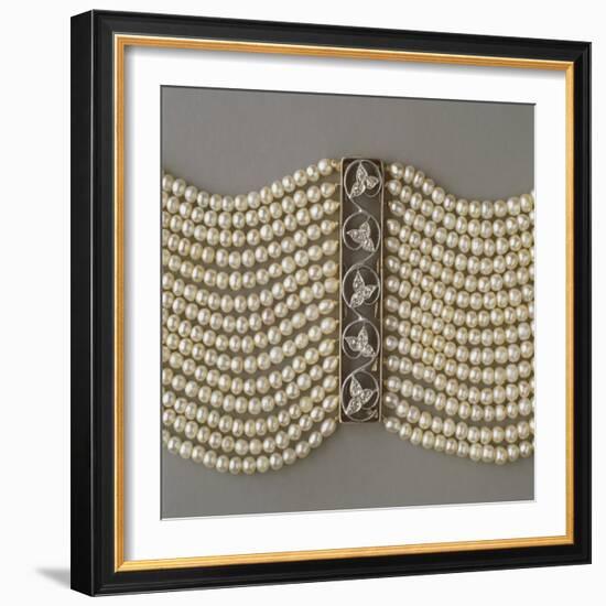 Gold, Silver and Diamonds Dog Collar-null-Framed Giclee Print