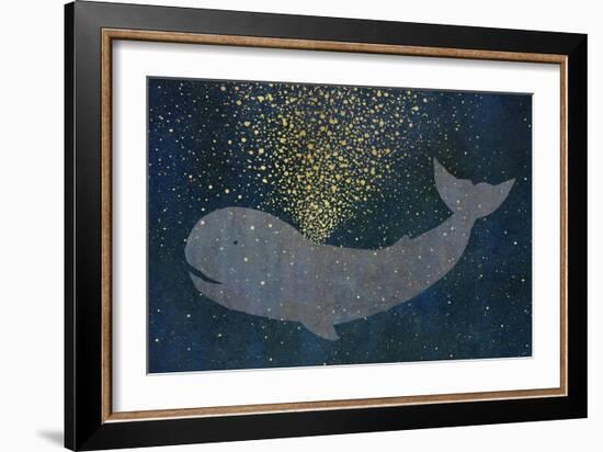 Gold Spraying Whale-Cora Niele-Framed Giclee Print