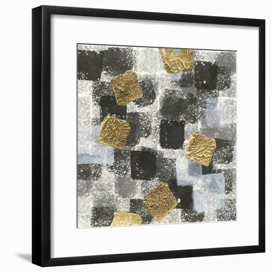 Gold Squares I-Chris Paschke-Framed Art Print