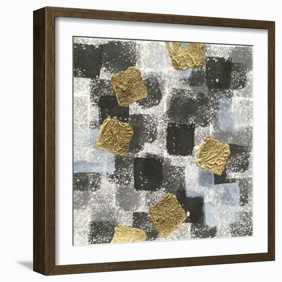 Gold Squares I-Chris Paschke-Framed Art Print