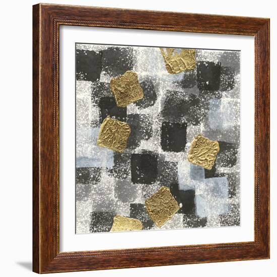 Gold Squares I-Chris Paschke-Framed Art Print