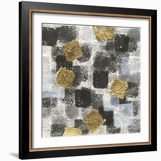 Gold Squares I-Chris Paschke-Framed Art Print