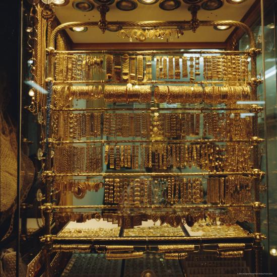 Gold Stall Hamadiyyeh Souk Damascus Syria Middle East Gold Stall Hamadiyyeh Souk Damascus Syria Middle East Photographic Print By Christopher Rennie Art