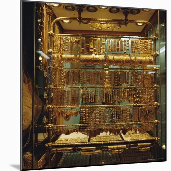 Gold Stall, Hamadiyyeh Souk, Damascus, Syria, Middle East-Christopher Rennie-Mounted Photographic Print