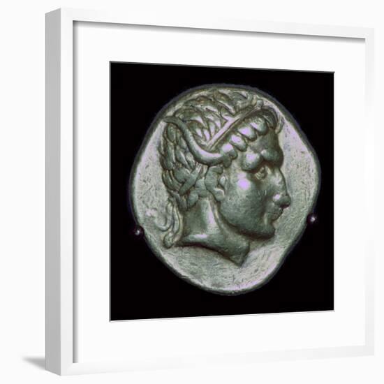 Gold stater of Antiochus I, 3rd century BC. Artist: Unknown-Unknown-Framed Photographic Print