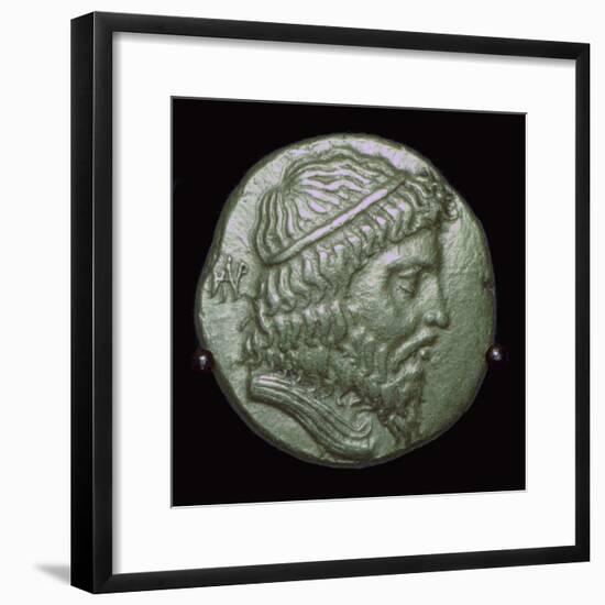 Gold Stater of King Andragoras of Parthia. Artist: Unknown-Unknown-Framed Giclee Print