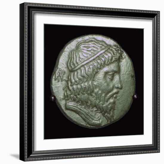 Gold Stater of King Andragoras of Parthia. Artist: Unknown-Unknown-Framed Giclee Print