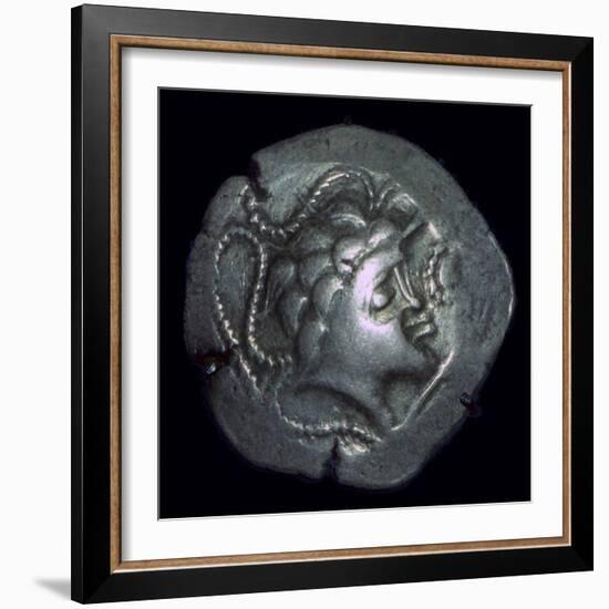 Gold 'stater' of the/issued by Namnetes, 2nd century. Artist: Unknown-Unknown-Framed Giclee Print