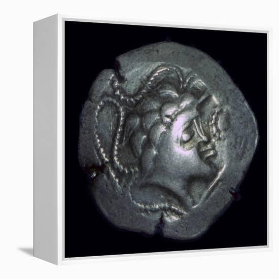 Gold 'stater' of the/issued by Namnetes, 2nd century. Artist: Unknown-Unknown-Framed Premier Image Canvas