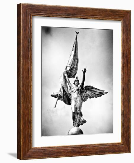 Gold Statue Atop World War I Memorial, Washington D.C, District of Columbia-Philippe Hugonnard-Framed Photographic Print