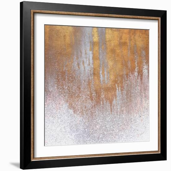 Gold Summer Woods Square-Roberto Gonzalez-Framed Art Print