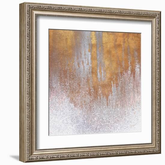 Gold Summer Woods Square-Roberto Gonzalez-Framed Art Print