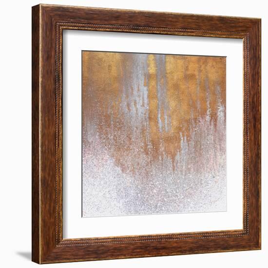 Gold Summer Woods Square-Roberto Gonzalez-Framed Art Print