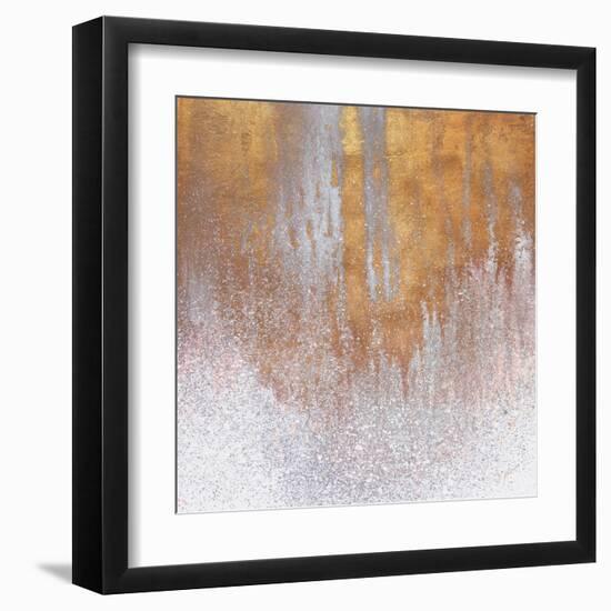 Gold Summer Woods Square-Roberto Gonzalez-Framed Art Print