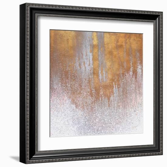 Gold Summer Woods Square-Roberto Gonzalez-Framed Art Print