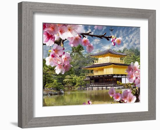 Gold Temple Japan-NicholasHan-Framed Photographic Print