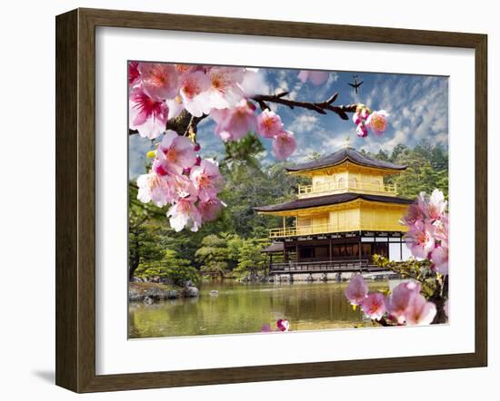 Gold Temple Japan-NicholasHan-Framed Photographic Print