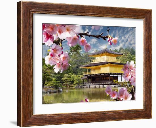 Gold Temple Japan-NicholasHan-Framed Photographic Print