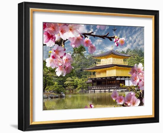 Gold Temple Japan-NicholasHan-Framed Photographic Print