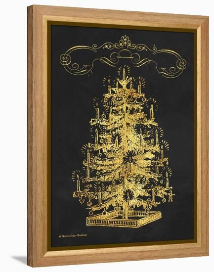 Gold Tree I-Gwendolyn Babbitt-Framed Stretched Canvas