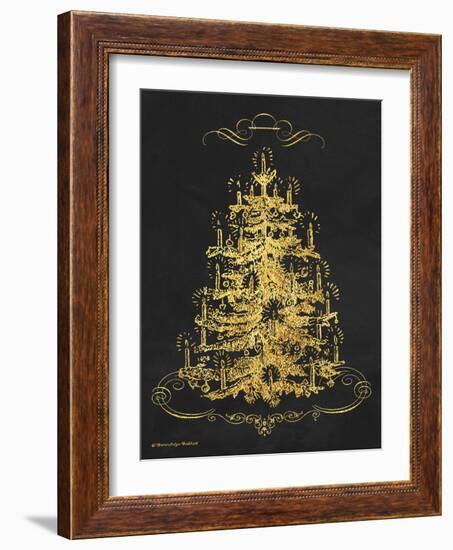 Gold Tree II-Gwendolyn Babbitt-Framed Art Print