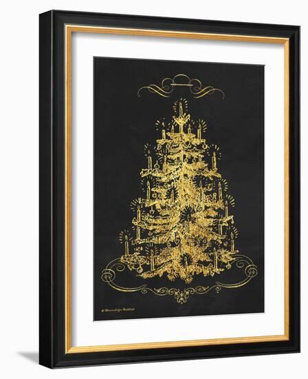 Gold Tree II-Gwendolyn Babbitt-Framed Art Print